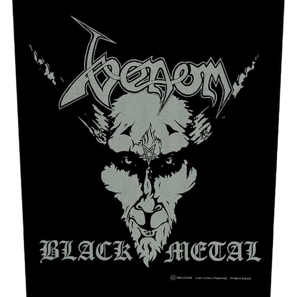 Venom Black Metal Patch Black/Grey One Size
