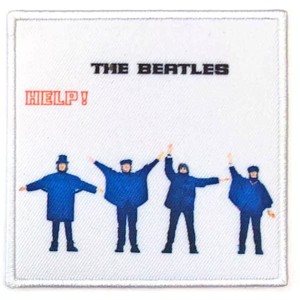 The Beatles Help! Standard Iron On Patch Multicoloured One Size