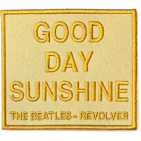The Beatles Good Day Sunshine Patch Gold One Size