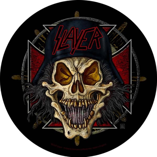 Slayer Wehrmacht Circular Patch Black/Red One Size