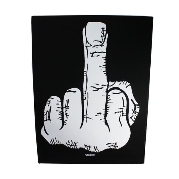 Generic Finger Patch Black/White One Size