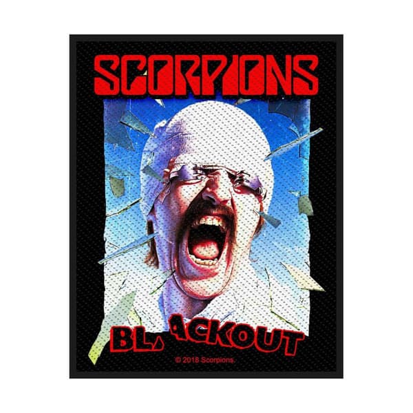Scorpions Blackout Album Patch Black/Blue/White One Size