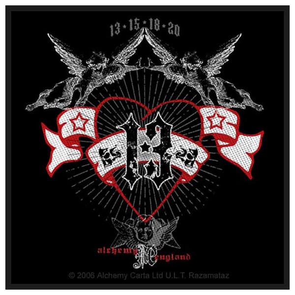 Generic Alchemy Angels Of Fortune Standard Patch Black/White/Red One Size