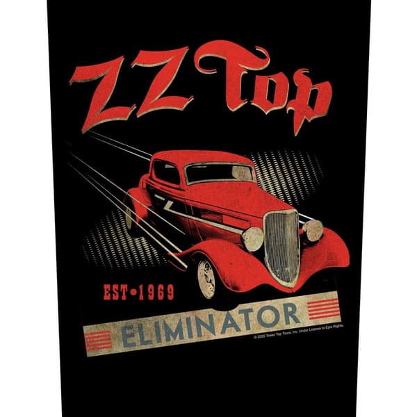 ZZ Top Eliminator Patch Black/Red One Size