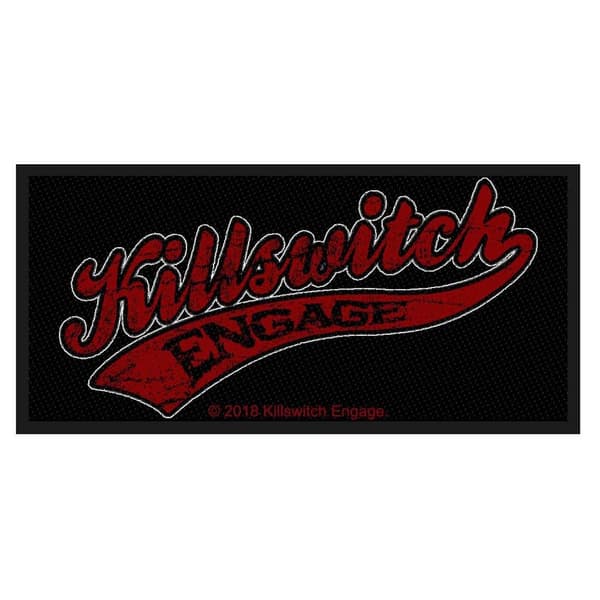 Killswitch Engage Woven Logo Patch Black/Red One Size