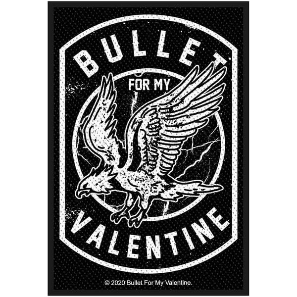 Bullet For My Valentine Vävd örnmärke Black/White One Size