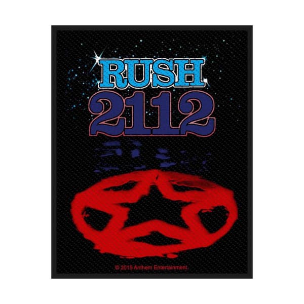 Rush 2112 Woven Album Patch Black/Red One Size