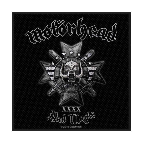 Motorhead Bad Magic Woven Patch Black/Grey One Size