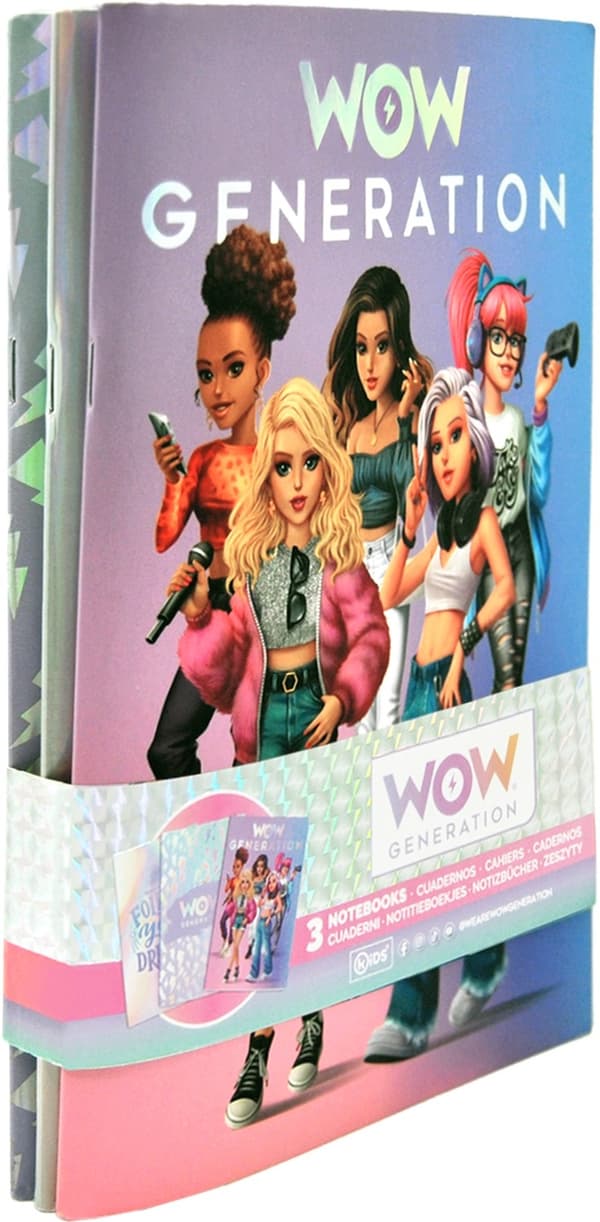 WOW Generation Muistikirja A5 3 kpl