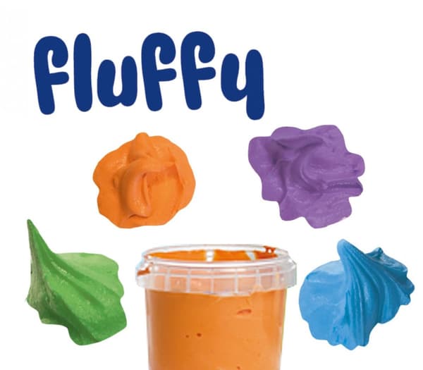 Fingerfärg Fluffig från 2 år 4-pack SES Creative