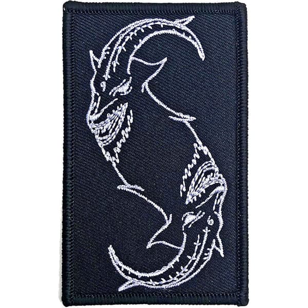 Slipknot Goat Iron On Patch Navy Blue/White One Size