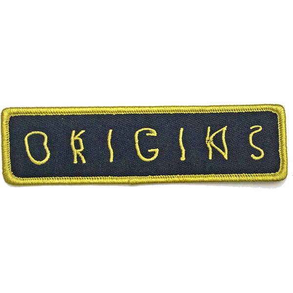 Imagine Dragons Origin Iron On Patch Black/Yellow One Size
