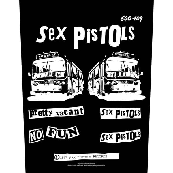 Sex Pistols Pretty Vacant Sew-On Patch