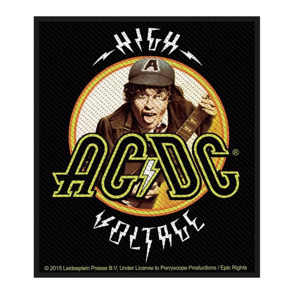 AC/DC High Voltage Angus Standard Patch Black/Yellow/White One Size