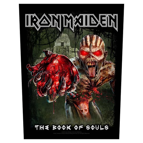 Iron Maiden Eddies hjärtlapp Black/Red/Olive One Size