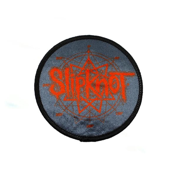Slipknot Nonagram Logo Patch Black/Red One Size