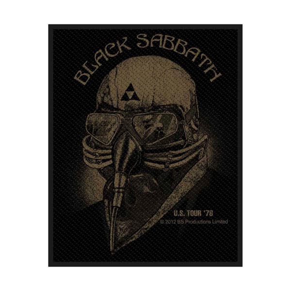 Black Sabbath USA-turné 1978 Patch Black/Cream One Size