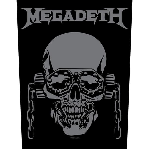 Megadeth Vic Rattlehead Patch Black/Grey One Size