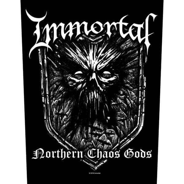 Immortal Northern Chaos Patch Black/White One Size
