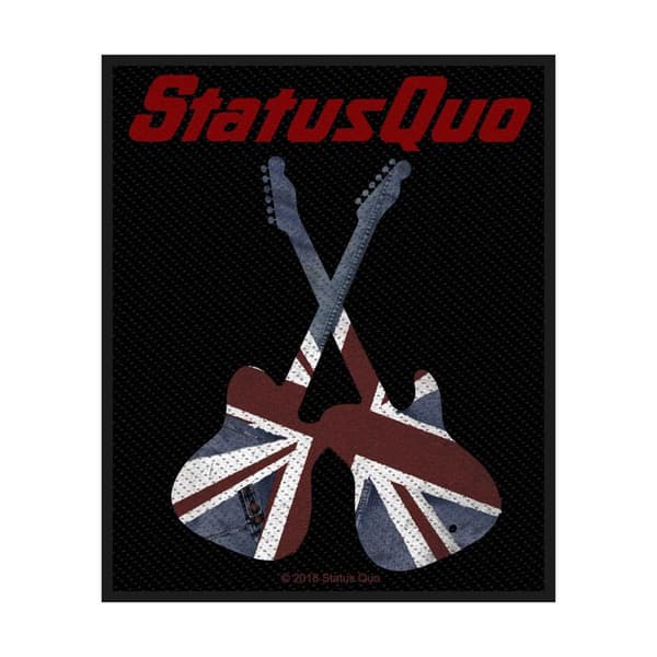 Status Quo Guitars Patch Black/Red/White One Size