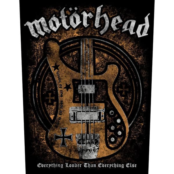 Motorhead Lemmy´s Bass Patch Black/White/Brown One Size