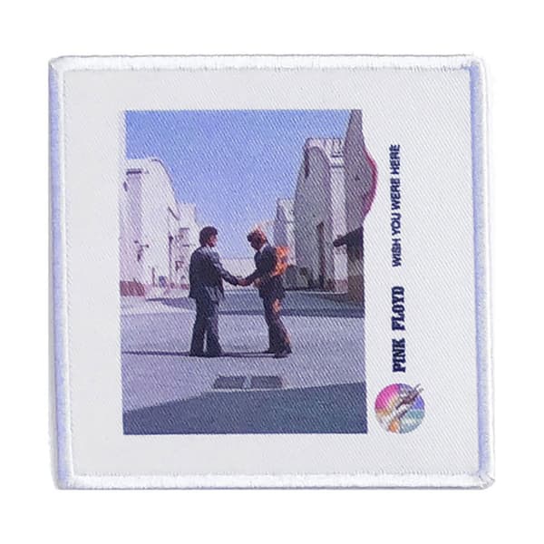 Pink Floyd Wish You Were Here Iron On Patch Blue/White One Size