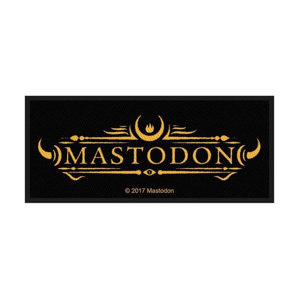 Mastodon Sew-On Logo Patch