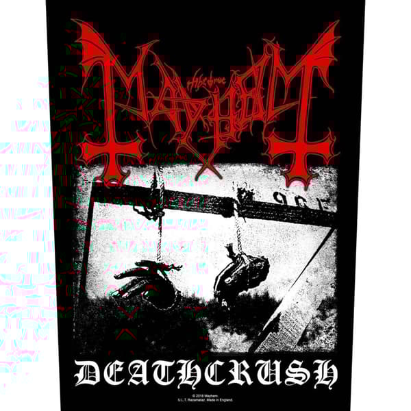 Mayhem Deathcrush Patch Black/Red/White One Size