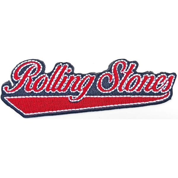 The Rolling Stones Script Baseball Iron On Patch
