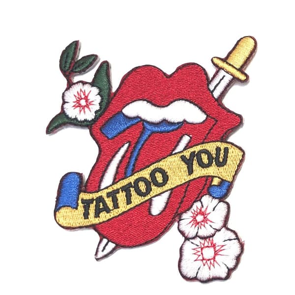 The Rolling Stones Tattoo You Iron On Patch Multicoloured One Size