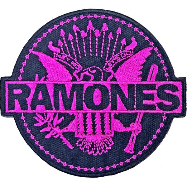 Ramones Woven Seal Iron On Patch