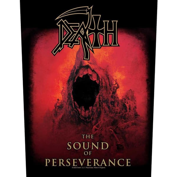Death The Sound Of Perseverance Patch Black/Red One Size