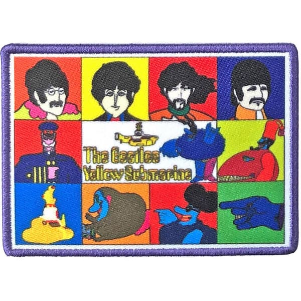 The Beatles Yellow Submarine Characters Patch Multicoloured One Size