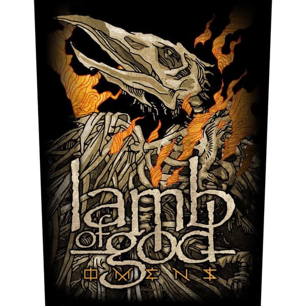 Lamb Of God Omens påsydd lapp