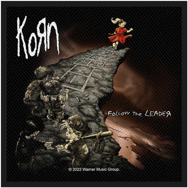 Korn Följ ledaren Vävd standardlapp Grey/White/Black One Size