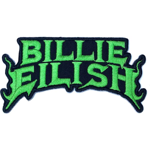 Billie Eilish Flames Iron On Patch