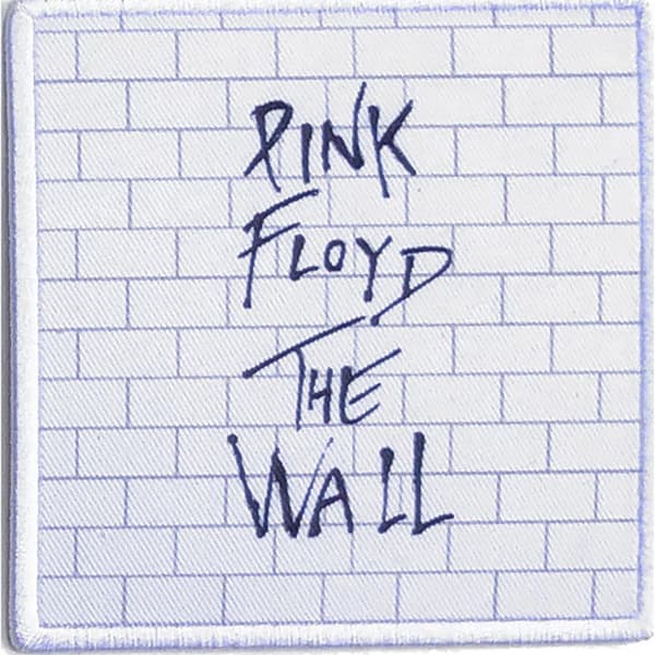 Pink Floyd The Wall Iron On Patch White/Blue One Size