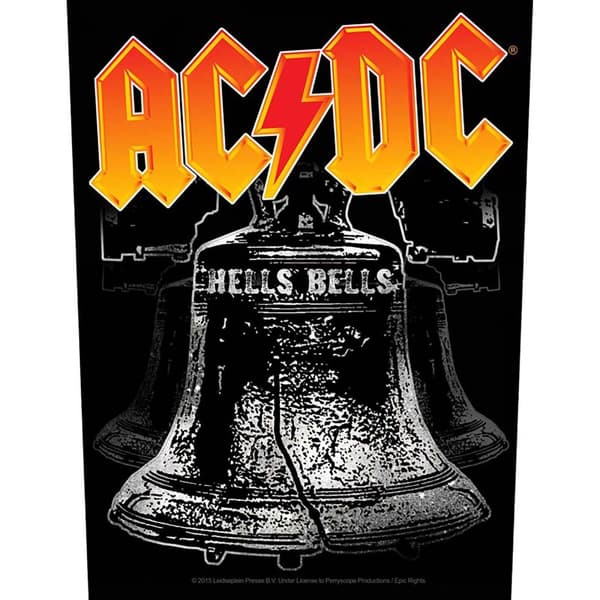 AC/DC Hells Bells Patch Black/Orange One Size