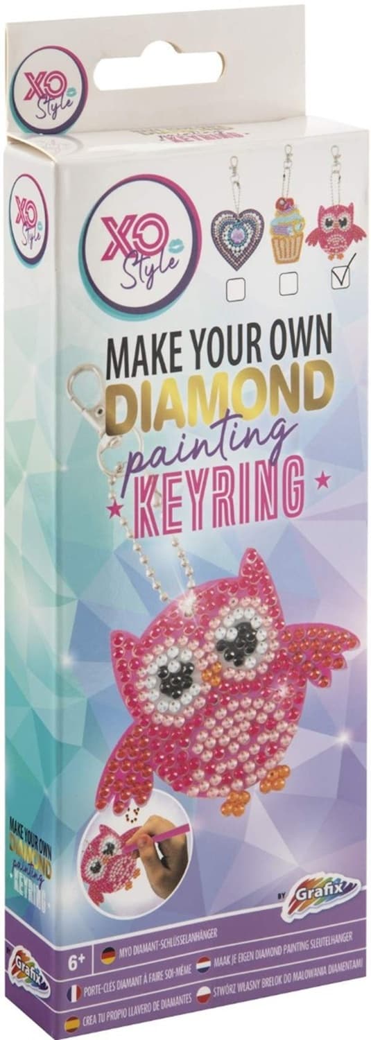 Diamant maleri nøglering Ugle