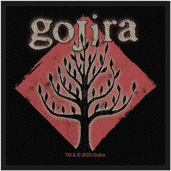 Gojira Tree Of Life Woven Patch Black/Red One Size