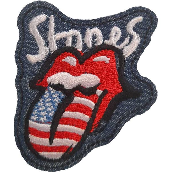 The Rolling Stones Filter Logo Amerikansk Flagga Patch Navy/Red/White One Size