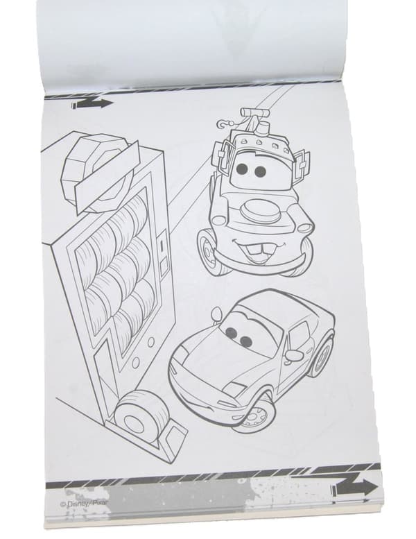 Disney Cars målarbok med stickers