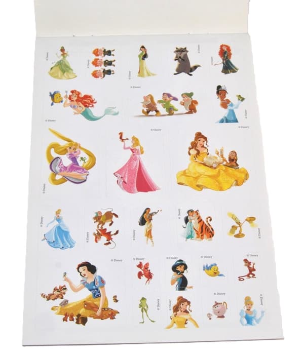 Disney Princess målarbok med stickers