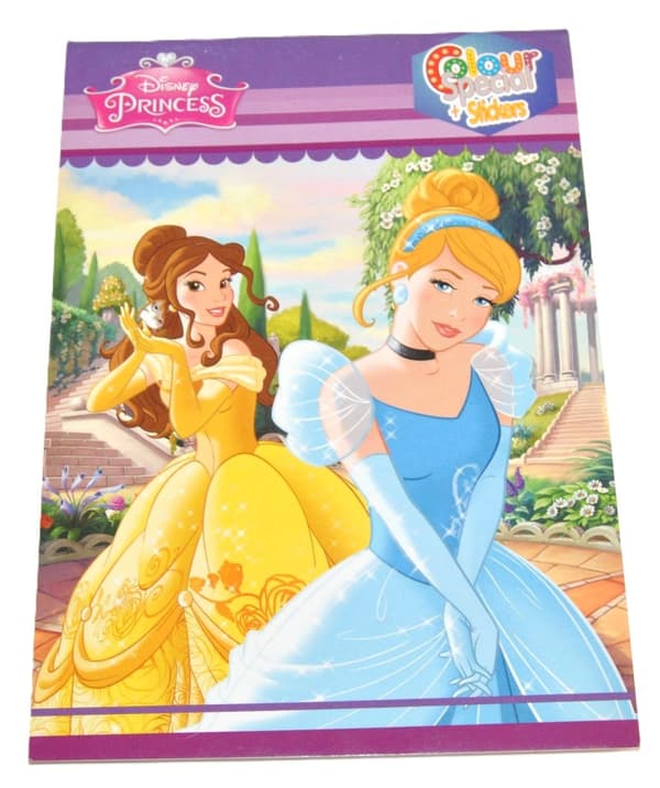 Disney Princess målarbok med stickers