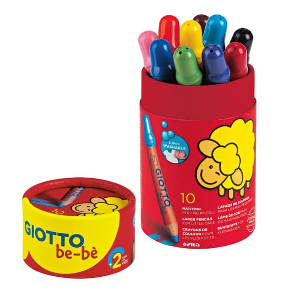 Jumbo Färgpennor 10-p Giotto Be-bè