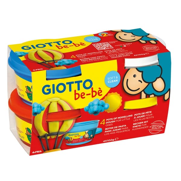 Modeling Clay 4x100 g  Giotto Be-bè
