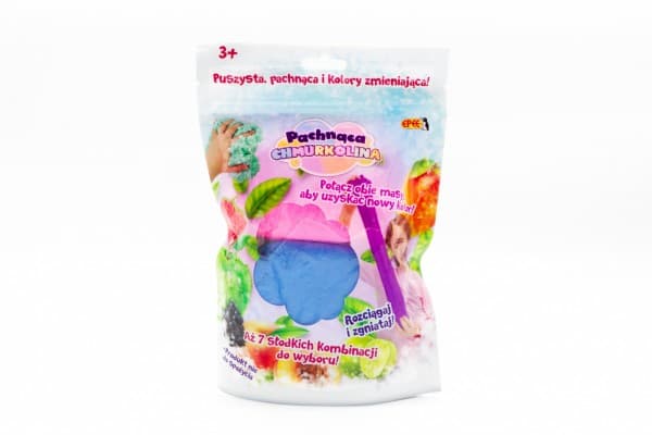Scented Cloudcucolin plastic mass 1 pack, series 4, Mix colors (2x30g) Pink+Blue (blackberry)
