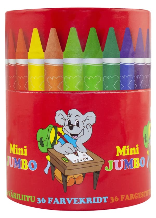 Vaxkritor Mini Jumbo I Burk 36-p Sense