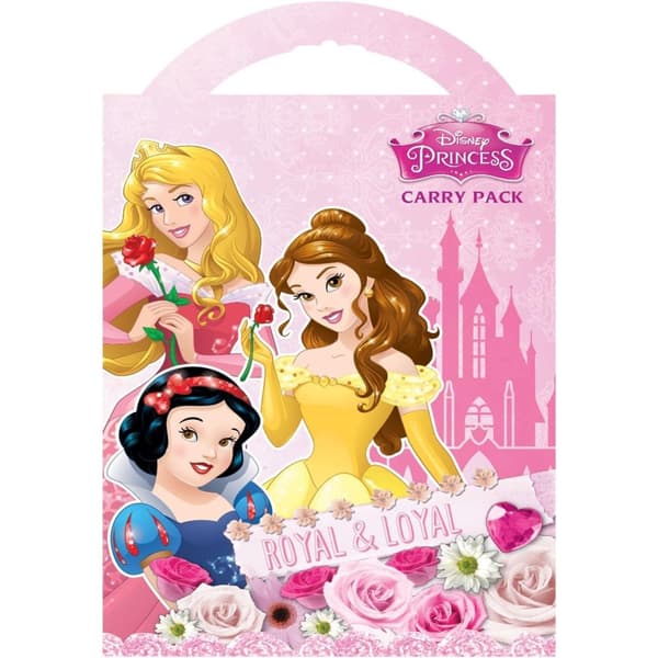 Disney Princess Plastic Carry Bag Pink One Size