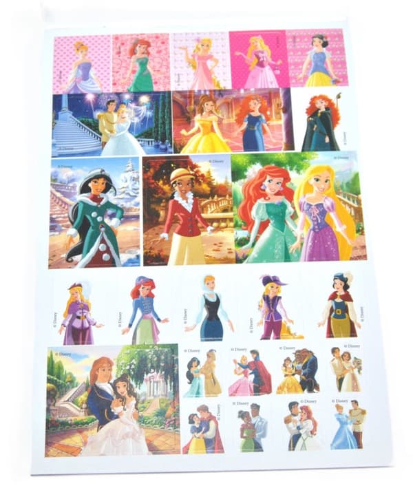 Disney Princess målarbok med stickers